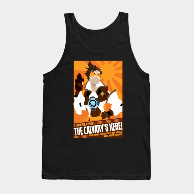 The Calvary Is Here Tank Top by CuddleswithCatsArt